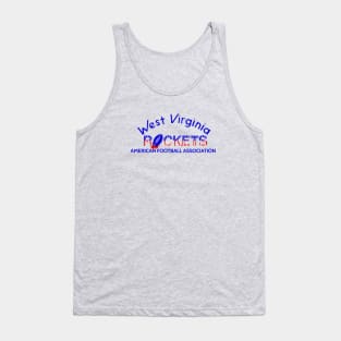 Defunct West Virginia (Charleston) Rockets AFA Football 1983 Tank Top